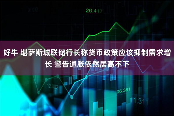 好牛 堪萨斯城联储行长称货币政策应该抑制需求增长 警告通胀依然居高不下